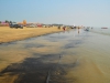 Dirt on the shores of Mandarmani beach