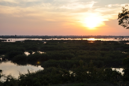 Mekongo upes saulelydis